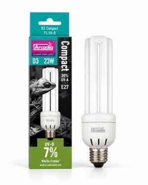 Arcadia D3 Compact Lamp 7% UVB