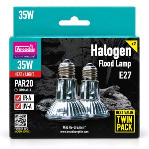 Arcadia Halogen Basking Spot 35W Twin Pack