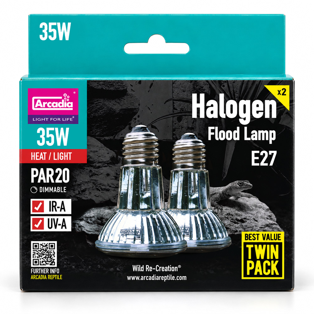 Arcadia Halogen Basking Spot 35W Twin Pack