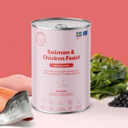BUDDY Can Salmon & Chicken Feast 1
