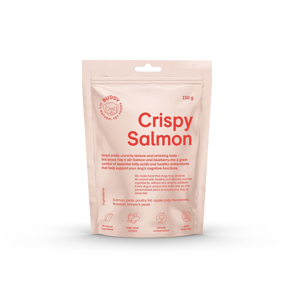BUDDY Crunchy Snack Salmon with Blueberries