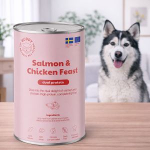 BUDDY Can Salmon and Chicken Feast