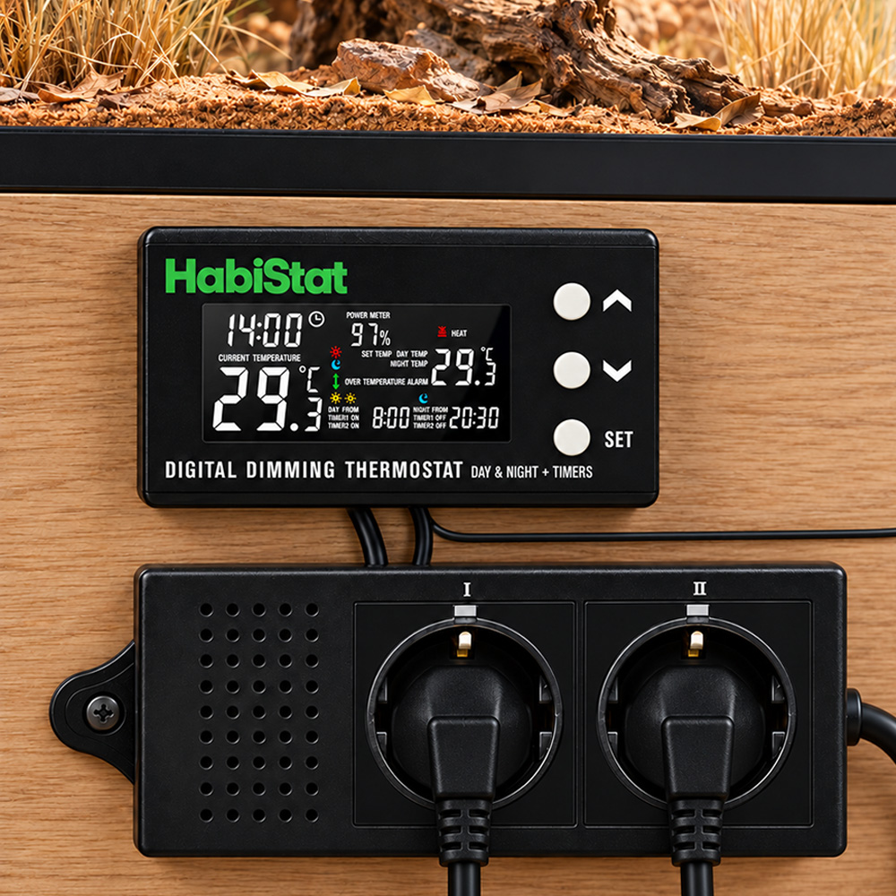 HabiStat Digital Dimming Day Night Thermostaat en Timer 1