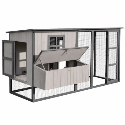 Kippenhok Calypso Cottage Grijs
