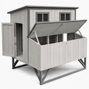 Kippenhok Cosmo Cottage Grijs 10