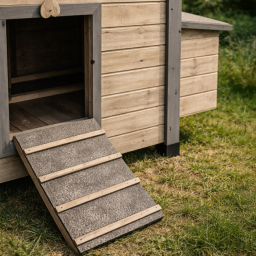 Kippenhok Happy Hen Cottage Grijs 3