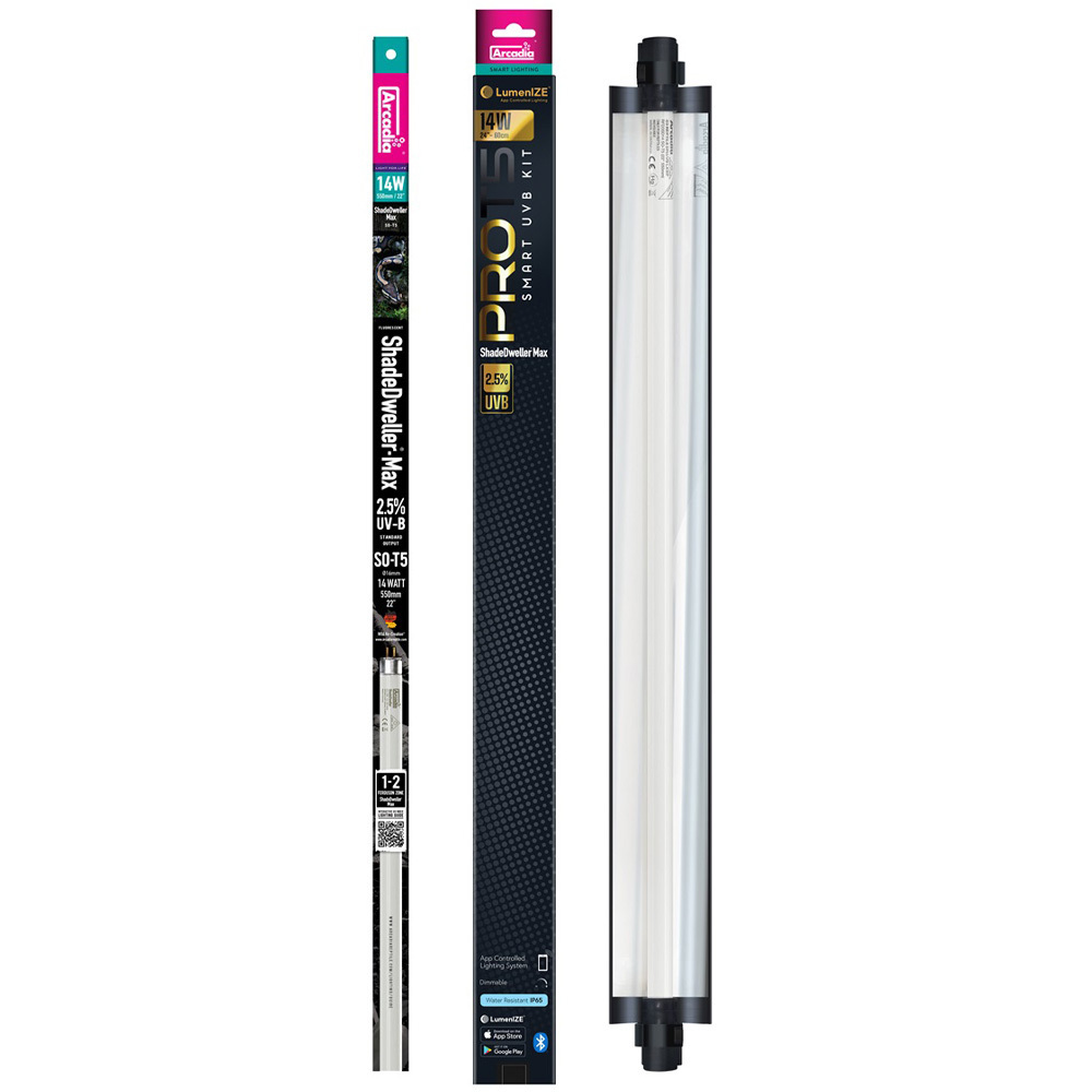 LUMENIZE PRO T5 UVB Max Kit Shadedweller 2.5% UVB 14 Watt