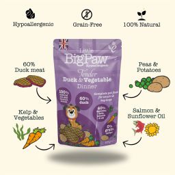 Little Big Paw Duck with vegetable 12x 1