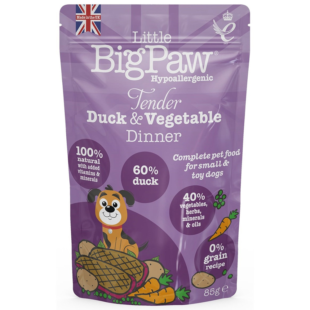 Little Big Paw Duck with vegetables