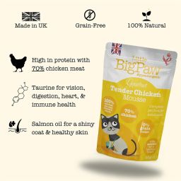 Little Big Paw Gourmet Chicken mousse for cats 1