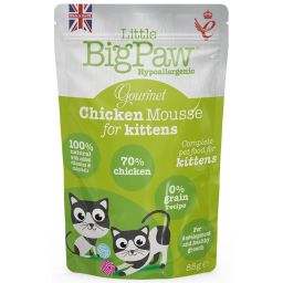 Little Big Paw Gourmet Chicken mousse for kittens 12 x 85 gr