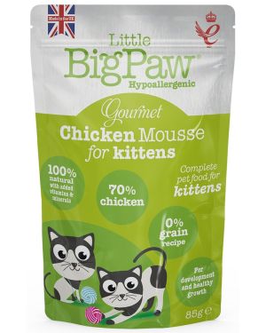 Little Big Paw Gourmet Chicken Mousse for Kittens