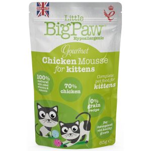 Little Big Paw Gourmet Chicken Mousse for Kittens