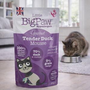 Little Big Paw Gourmet Duck Mousse for Cats