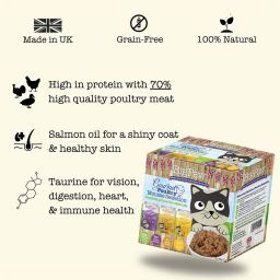 Little Big Paw Gourmet Multipack Poultry mousse for cats 8 x 85 gr 1