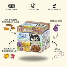 Little Big Paw Gourmet Multipack Poultry mousse for cats 8 x 85 gr 2
