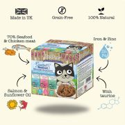 Little Big Paw Gourmet Multipack Seafood mousse for cats 8 x 2