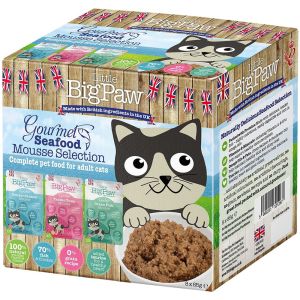 Little Big Paw Gourmet Multipack Seafood mousse for cats 8 x