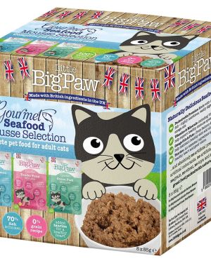 Little Big Paw Gourmet Multipack Seafood Mousse