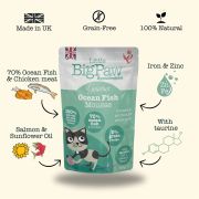 Little Big Paw Gourmet Ocean fish mousse for cats 1