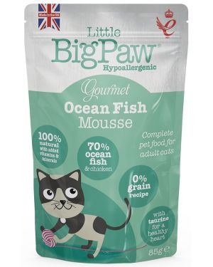 Little Big Paw Gourmet Ocean Fish Mousse for Cats