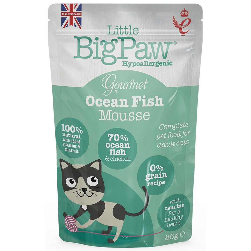 Little Big Paw Gourmet Ocean fish mousse for cats