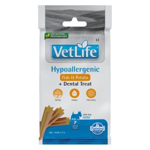 Vet Life Dental Treats Hypoallergenic Fish Potato