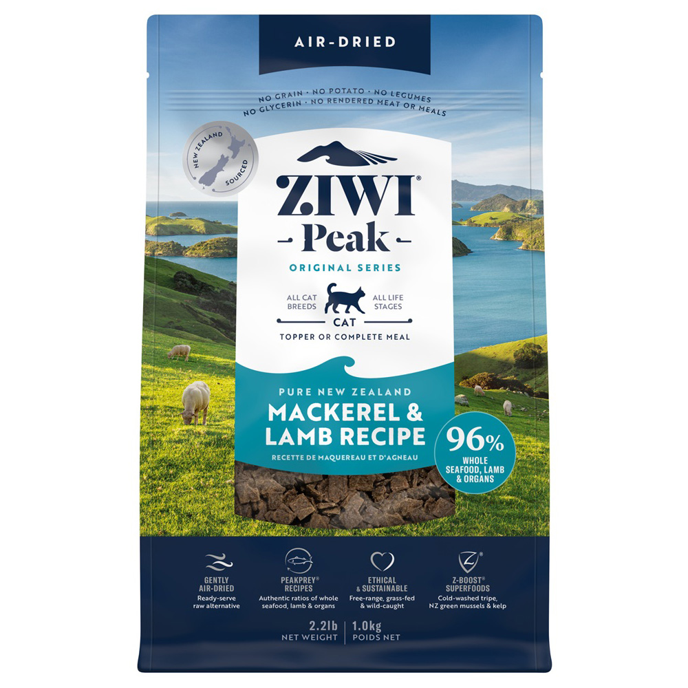 Ziwi PEAK Cat Gently Air-Dried Mackerel and Lamb 1